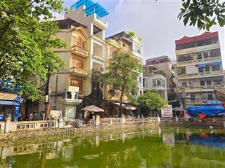 Bán nhà nguyễn khangcầu giấy 36m*5 tầng,mặt ngõ 5m,kinh doanh sầm uất,ngõ thông,view hồ,gần phố