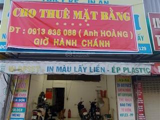 Cho thuê mặt bằng phía trước đối diện chợ hoa hồ thị kỷ ( cho sđt trong hình)