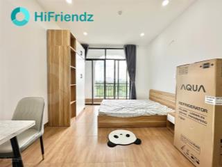 Gần quận 2  căn hộ full nội thất có ban công đường nguyễn duy trinh