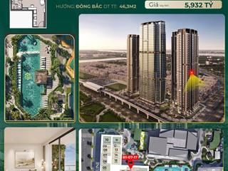 Căn 1n view bể bơi resort và thác tràn 5 sao độc quyền đẹp nhất lumiere cổ loa cđt masterise