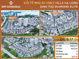 Bán căn vip suất ng giá 2x tỷ/250m2 bàn giao full nội thất view vịnh, giá tốt nhất tt beverlyhills