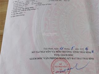 Bán đất tại quốc lộ 39a, thị trấn diêm điền, thái thụy, thái bình, 4,35 tỷ, 127,1 m2, giá ưu đãi