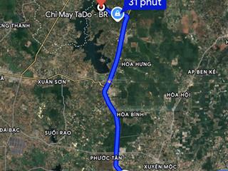 Bán đất tại xã bàu lâm, xuyên mộc, bà rịa vũng tàu, 580 triệu, 1000m2