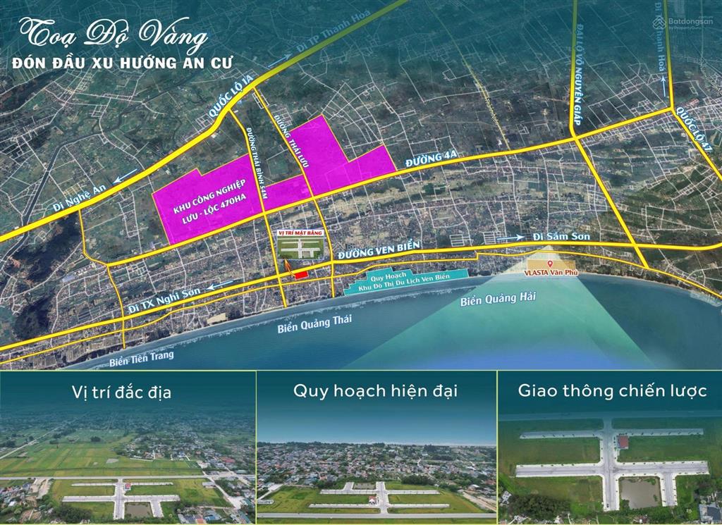 Bán đất nền đẹp, 1,65 tỷ, 114m2 tại phố mới, quảng thái, quảng xương, thanh hóa