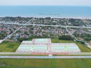 Ra hàng 5 lô liền kề mặt đường ven biển quảng thái mb 1723