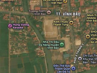 Bán đất thổ cư tân hưng, vĩnh bảo,