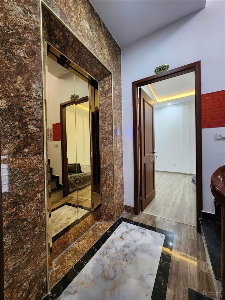 Bán toà căn hộ dịch vụ (chdv, ccmn) tây hồ 61m2*8 tầng, 12 pkk, mặt ngõ thông thuỵ khuê, trích sài
