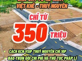 Bán đất 80m2 tại thủy nguyên mall, giá siêu hời 350 triệu