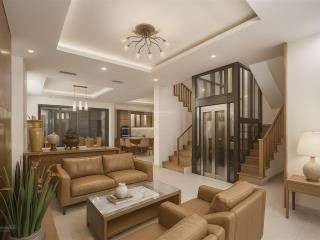 Nhà cho 3 thế hệ! hoàng hoa thám 90m² có thang máy, 5 tầng 6pn, gần phố, ngõ thông ô tô tránh.