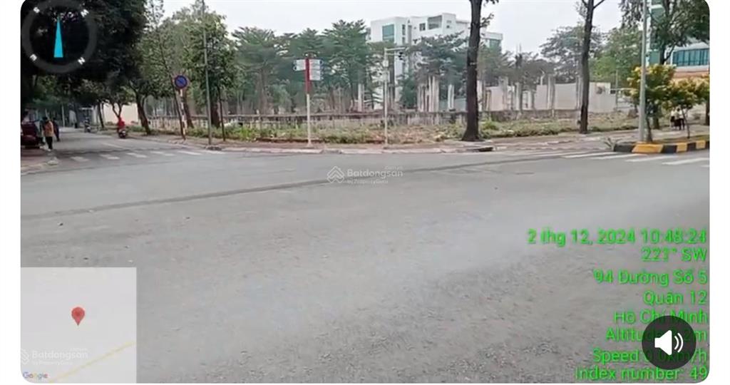 Đất góc 3 mặt tiền quang trung khu công nghệ cao phần mềm qt, dt 71x75m, dtcn 5.348m2 giá 177 tỷ