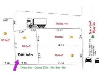 Đất đẹp 80m2 đông lai, quang tiến  ở hay đầu tư đều tuyệt