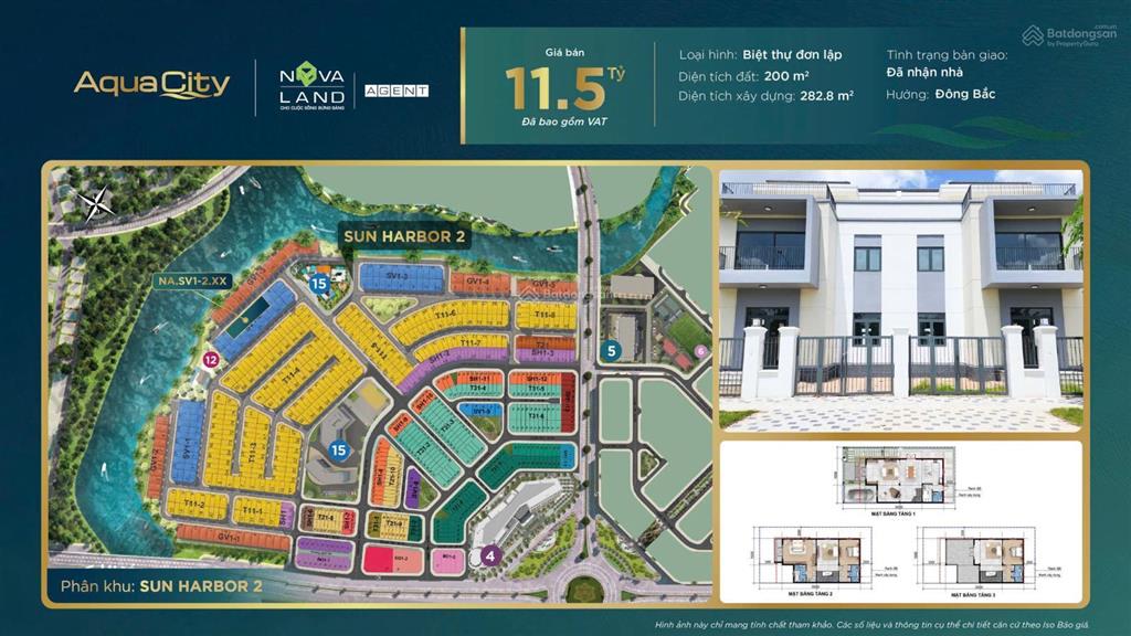 Duy nhất 1 căn biệt thự song lập 200m2 đối diện sông, giá 11,5 tỷ, đã nhận nhà, ngay khu club house