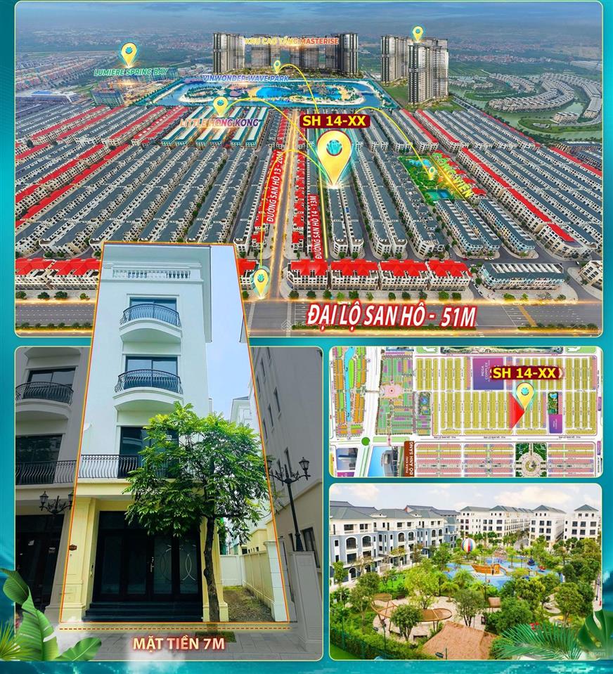 Cần bán gấp bt 98m2 chỉ 14 tỷ (giá siêu hời) cạnh hồ tạo sóng tại vin ocean park 2