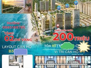 Căn hộ 1pn view biển & đại lộ hoa tầm nhìn triệu đô tại blanca city