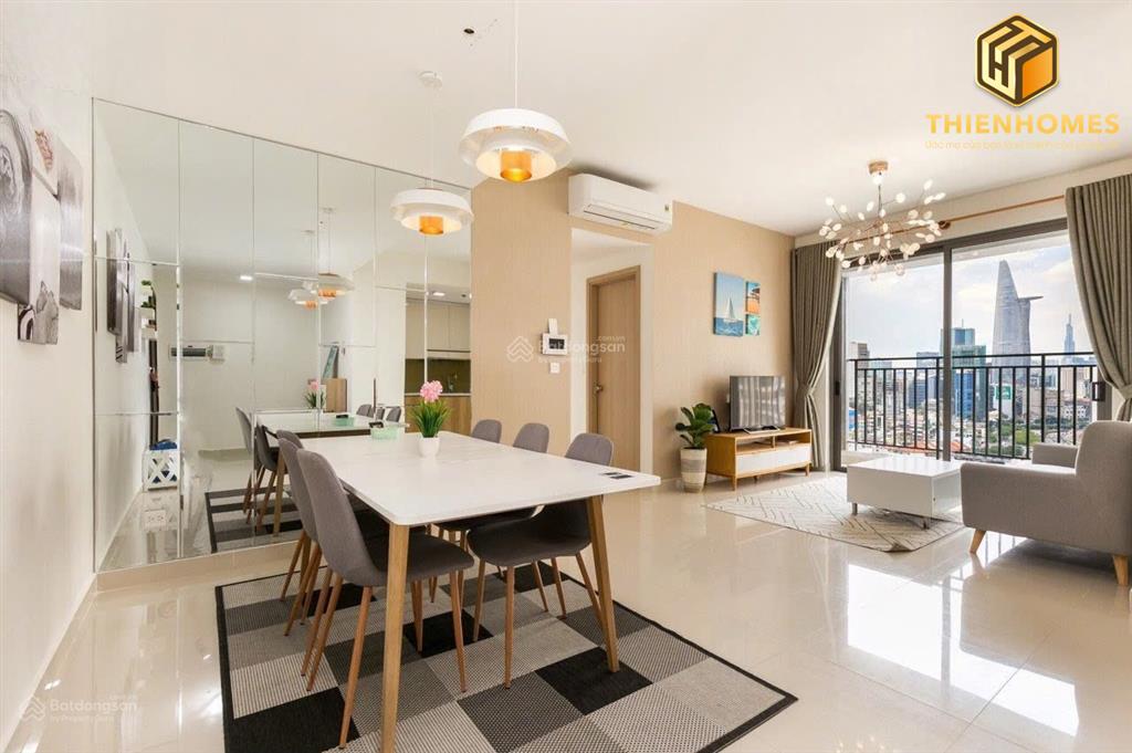 Rẻ nhất thị trường! cho thuê river gate 75m2 2pn lầu cao view sông cực đẹp 23,9tr/th  0906 006 ***