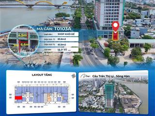 Chỉ còn 1 căn shop khối đế không chênh  diện tích vừa nhỏ  đủ tầm cạnh tranh với căn sát góc