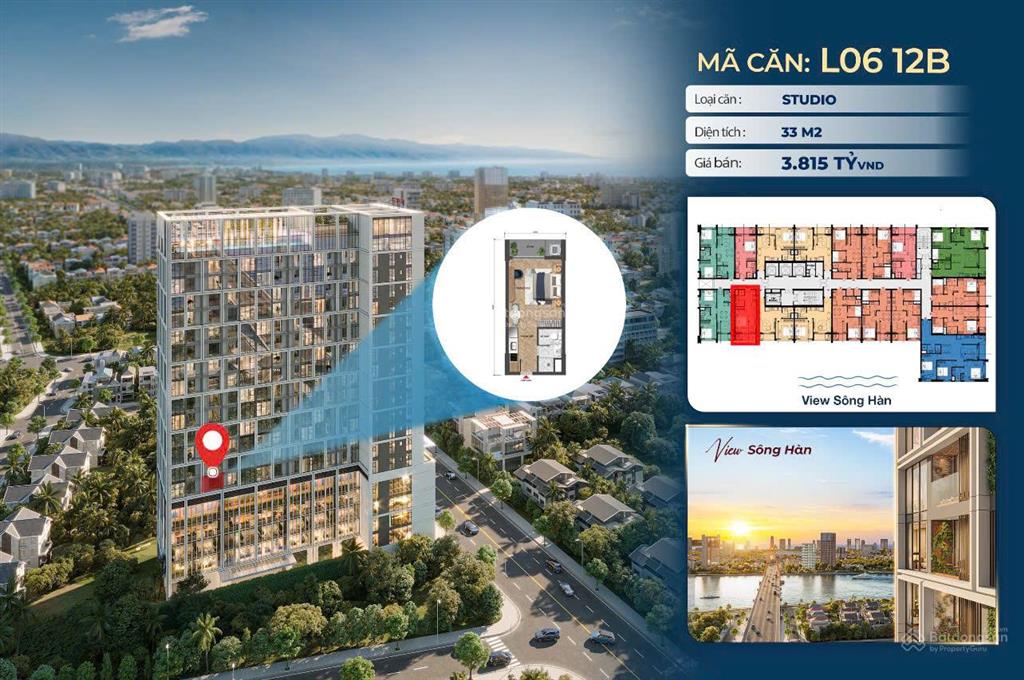 Còn duy nhất căn studio tầng thấp giá bằng 1/2 tầng cao đủ tầm cạnh tranh về lãi vốn & giá thuê