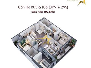 Duy nhất một căn 3 phòng ngủ hàng hiếm quỹ căn cuối cùng tại chung cư eden garden lê lợi thái bình