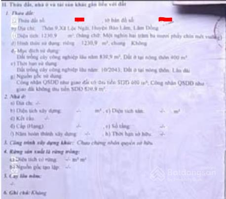 Lộc ngãi đất thổ cư đẹp, mặt tiền rộng gần chợ, trường, nhà thờ