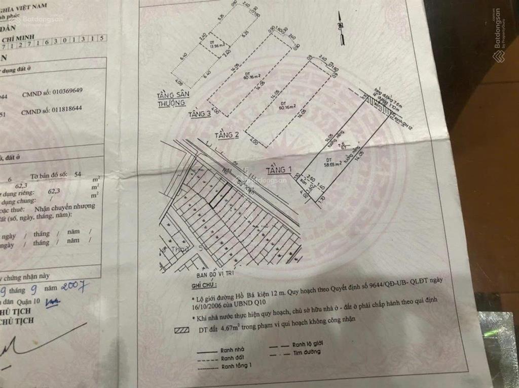 Nhà phố trung tâm quận 10 giá tốt