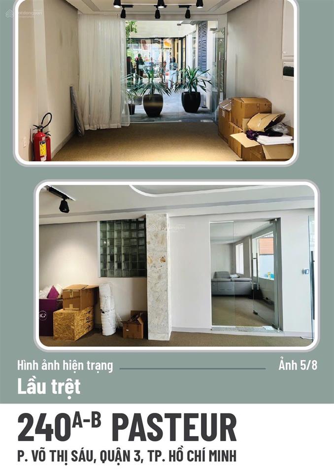 Bán góc 2 mặt tiền đường pasteur, quận 3 giá tốt, vị trí nổi bật, sản phẩm hiếm có