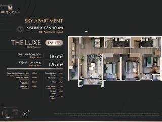 Bán suất ngoại giao  3pn dự án the matrix one giá rẻ nhất thị trường. giá 15 tỷ/ 116m2