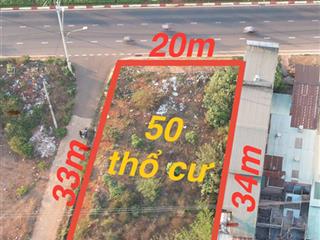 Chính chủ cần bán lô góc 2 mặt tiền đường nguyễn chí thanh, tổng diện tích 725m2, pleiku, gia lai