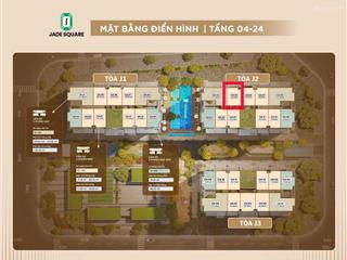 Chính chủ cần nhượng lại căn j2.2105 dự án jade square giá thu hồi vốn