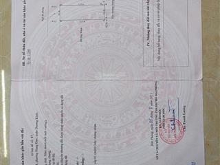 Bán đất đẹp phạm gia mô,chợ hương,hưng đạo,dương kinh diện tích sổ đỏ 51m .mặt tiền rộng 4,1m