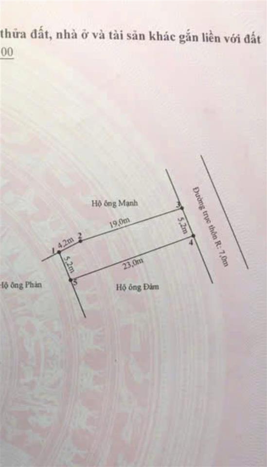 Bán đất mặt trục chính an thọ an lão | giá tốt diện tích 119m, đất vuông vắn giá bán ch