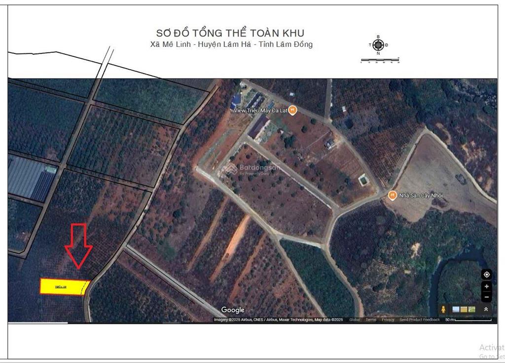 Bán đất nền thuộc khu view đẹp nhất ngay khu nghỉ dưỡng view triệu mây 1275m², giá chỉ 4,2 tỷ