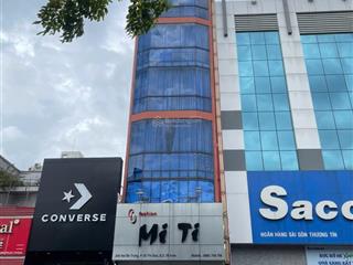 Tòa nhà mặt tiền hai bà trưng, quận 3. đối diện công viên. dt  139m2. kết cấu 8 tầng, sân thượng.