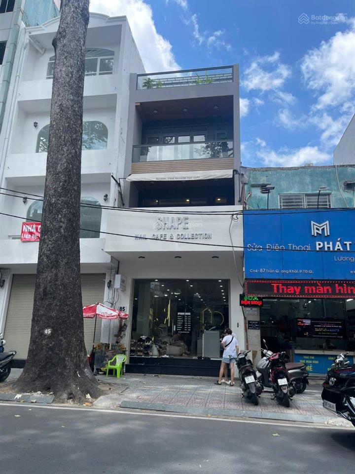 Mặt tiền trần quang khải, quận 1. 5,1mx22m, vuông vức, 3 tầng, sân thượng. pháp lý sạch