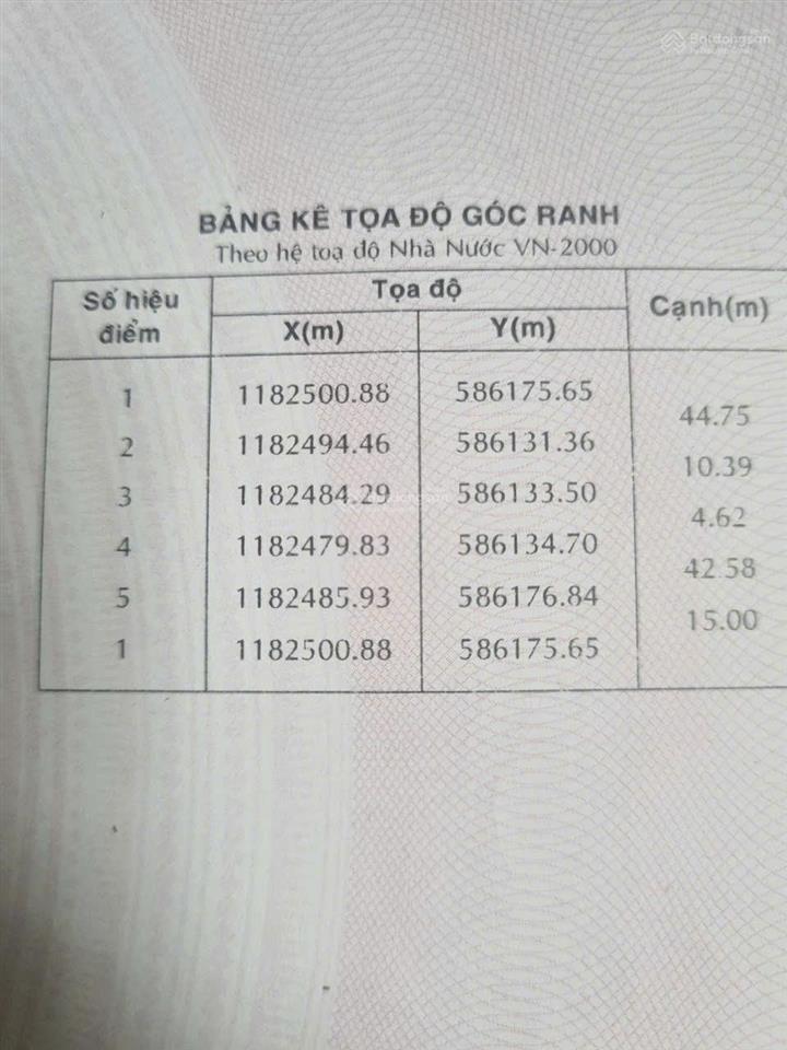 Bán đất thổ cư mặt tiền đường (15x38) đường bà tỵ, tân nhựt, bình chánh, 13,9 tỷ, 568,3 m2.