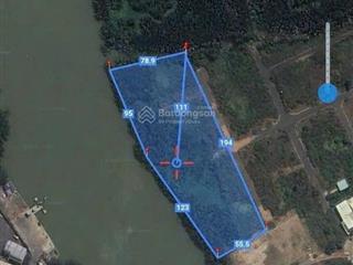 Bán đất 14.631m²(218x79m) long thới, nhà bè, 4 mặt tiền đường & sông, giá chỉ 90 tỷ