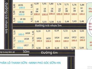 Em bán 19 mảnh đất f0 full thổ cư thanh sơn kim anh hà nội đường thông thơm mùi nhựa