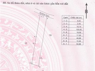 Bán 2 sào đất (2018,4m2) đất đá bạc, huyện châu đức (nay thuộc tp hồ chí minh)