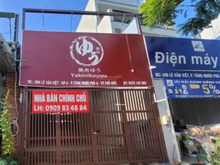 Bán nhà mặt tiền Lê Văn Việt, Quận 9 – 105m² (5x21m), 1 hầm 1 trệt 3 lầu sân thượng, Giá