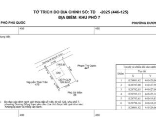 Đất kp7 tt dương đông, tp phú quốc, sổ riêng