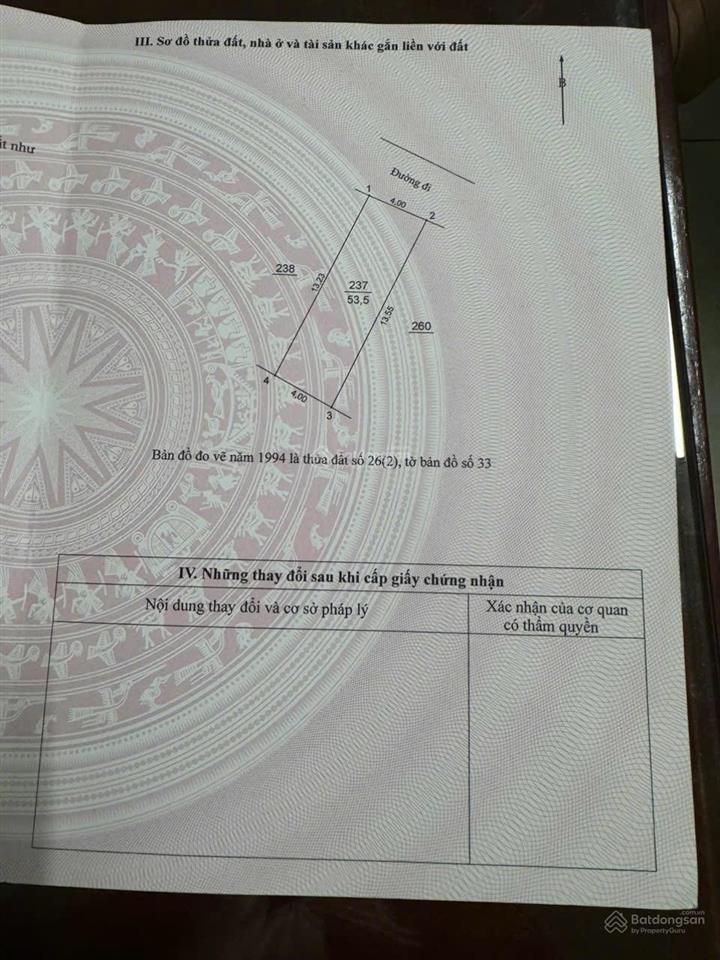 Vạn phúc thôn 3. 53.5m ô tô vào tận đất giá chỉ hơn 4 tỷ