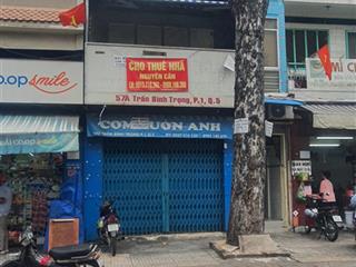 Cho thuê nhà nguyên căn mặt tiền nhà trần bình trọng