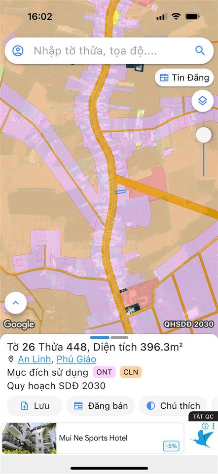 Bán đất an linh 10m ngang mặt tiền đường đh507, giá đầu tư