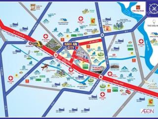 Bán đất nền dự án nam an city  củ chi, giá tốt chỉ 1 tỷ 815, chính chủ có sổ sẵn