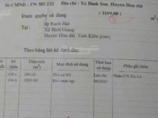 Chính chủ cần bán thửa đất rộng 3109m2, mặt quốc lộ 80, mặt tiền rộng 23m