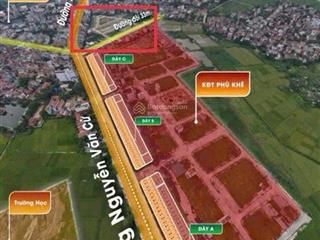 Chính thức mở bán lô đẹp khu tam giác kđt đại an phù khê, từ sơn