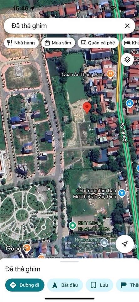 Bán đất nền 80m2 tại thị trấn vân đình, 3,28 tỷ