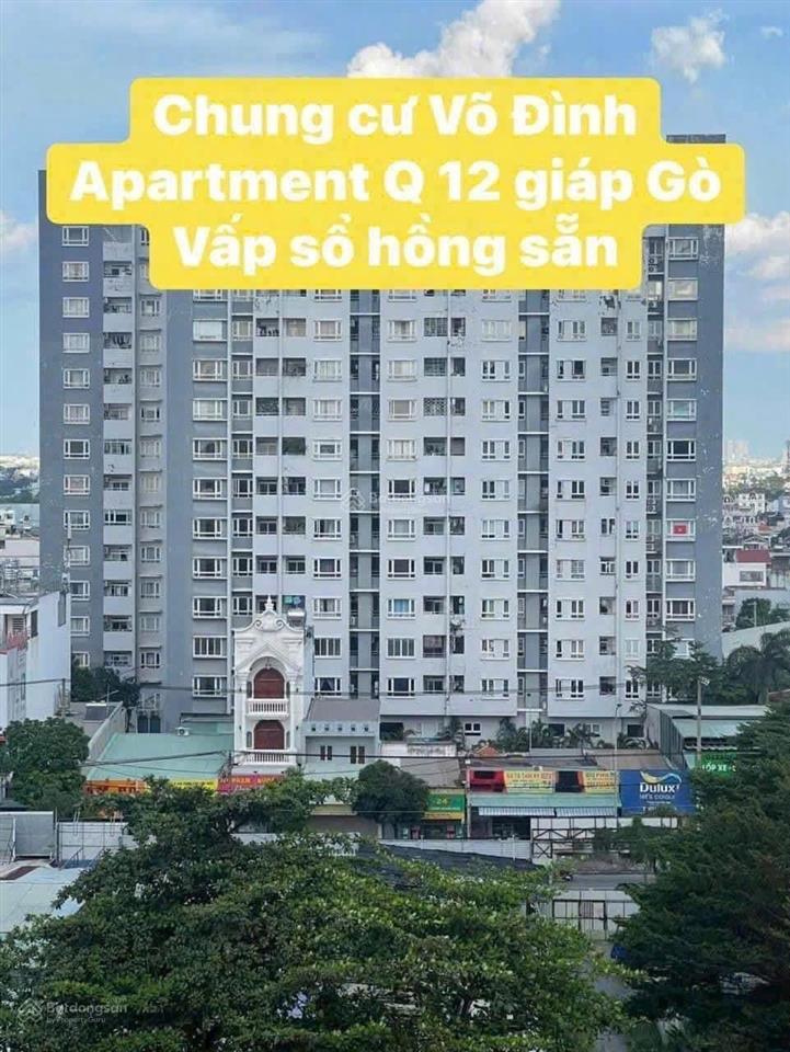 Chính chủ bán căn hộ võ đình ,q12 ,2pn, sổ sẵn