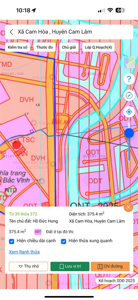 Bán đất tại cam hoà view đầm thuỷ triều và núi cù hin giá siêu hời, 1,5tỷ, 94m2