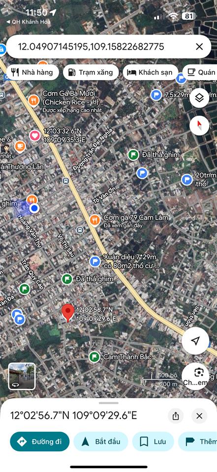 Quá rẻ đất trung tâm thị trấn cam đức full thổ cư giá chỉ hơn 1tỷ o
