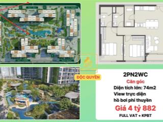Vinhome grandpark thủ đức,độc quyền căn 2pn khu lumiere boulevard,chiết khấu 2%